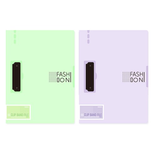 미소로 3500 가로형 클립화일 A4 2416, 랜덤발송, 2개
