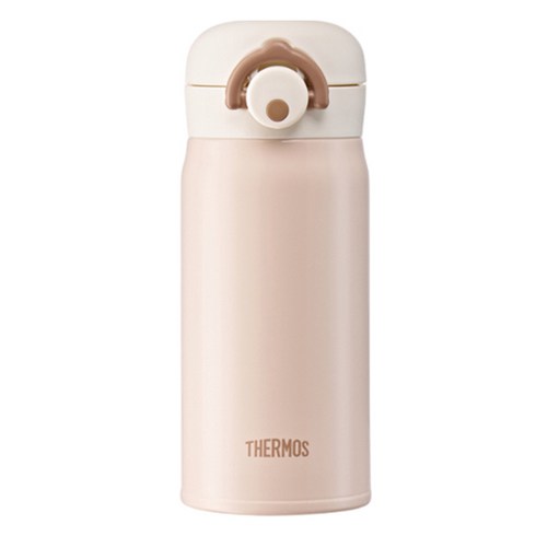 써모스 마이 디자인 원터치 타입 시즌3 커스텀버전 보틀 JNR-352KS, 오트밀베이지, 350ml, 1개