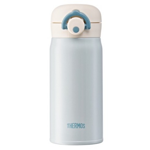 써모스 마이 디자인 보틀 원터치 타입 시즌3 커스텀버전 JNR-352KS-BL, 블루, 350ml, 1개