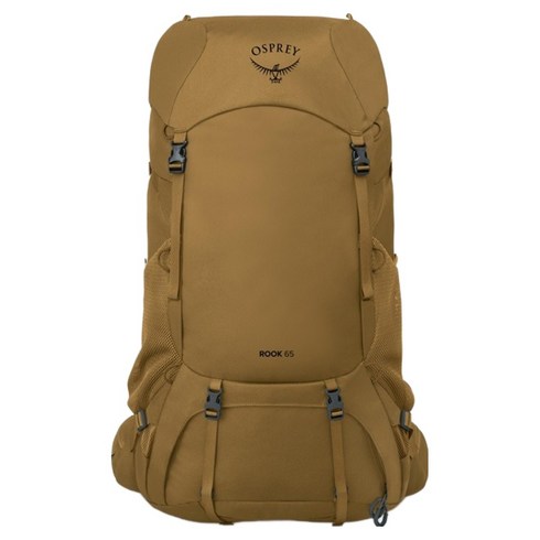 오스프리 남성용 대형배낭 Rook 65 65L 방수커버 포함, Histosol Brown + Rhino Grey