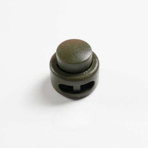미소로운 기본원형 끈길이조절 버클 19 x 17 x 5 mm, 카키, 10개