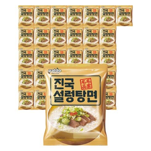 팔도 진국 설렁탕면 100g, 32개