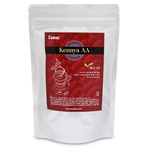 코맥 케냐 AA 원두커피 C4, 200g, 1개, 홀빈(분쇄안함)