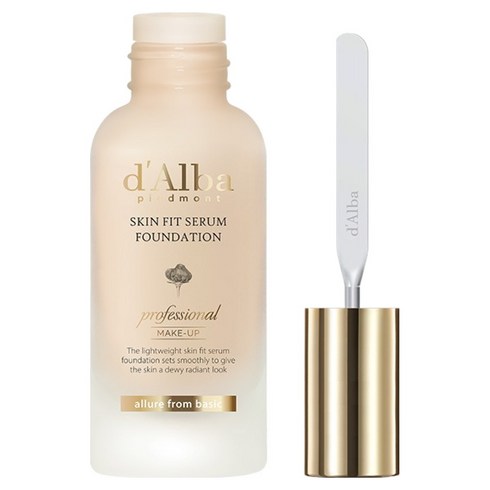 달바 스킨 핏 세럼 파운데이션 스파츌라 40ml, 1개, 21호