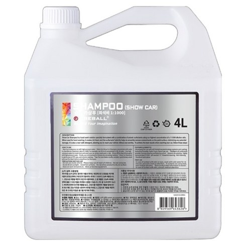 파이어볼 쇼카 샴푸, 1개, 4L
