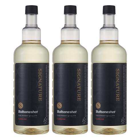 불스원 불스원샷 시그니처 연료첨가제 500ml, 가솔린/휘발유, 3개
