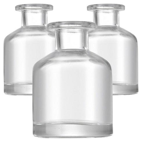 꼬까 시약병 디퓨저 용기, 투명, 250ml, 3개