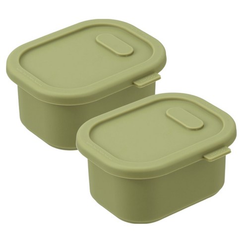 디아르 돌체 플래티넘 실리콘 냉동 밀폐 이유식 보관 용기, 2개, 200ml
