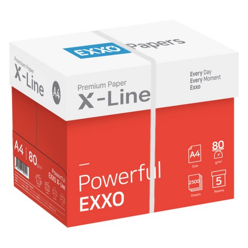 엑소 엑스라인 복사용지 80g, A4, 2500개