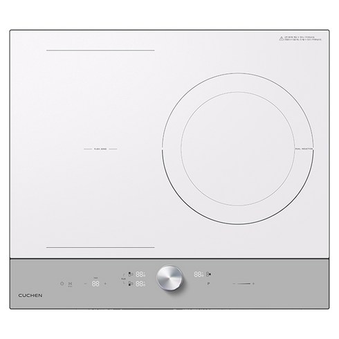 쿠첸 IH FLEX 대화구 올파워 인덕션 3구 그레이 CIR-EW33KD1B1 + 스탠드케이스 150mm 실버 프리스탠딩 CIR-EW33KD0B1 세트 방문설치