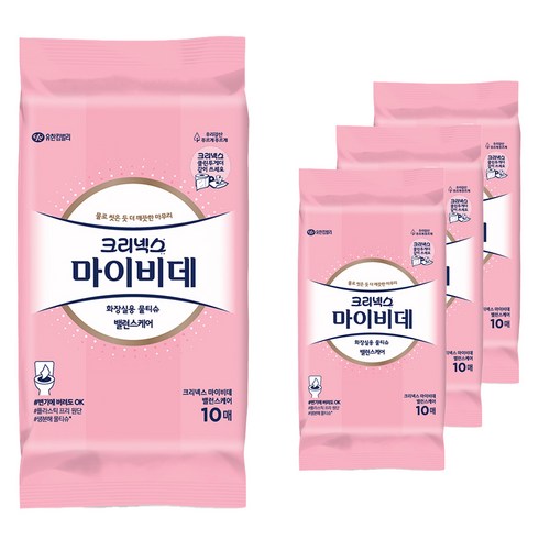 마이비데 밸런스 케어 비데티슈, 55g, 10매, 4개
