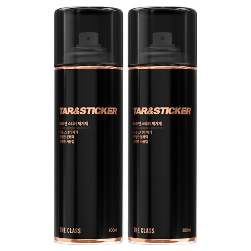 더클래스 타르 앤 스티커 타르 제거제, 300ml, 2개