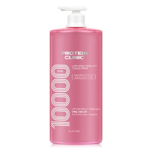 엘라스틴 프로틴 클리닉 10000 모로코 아르간 오일 고영양 샴푸 피치 블로썸향, 1.5L, 1개
