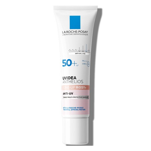라로슈포제 유비데아 톤업 로지 플러스 글로우 선크림 SPF50+ PA++++, 30ml, 1개