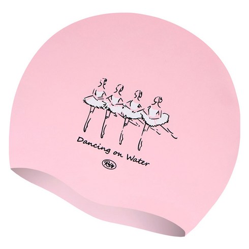 랠리 실리콘 수모 디자인 수영모자 PRUC909, 1개, Pink