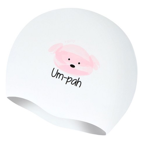 랠리 실리콘 수모 디자인 수영모자 PRUC901, Pink, 1개