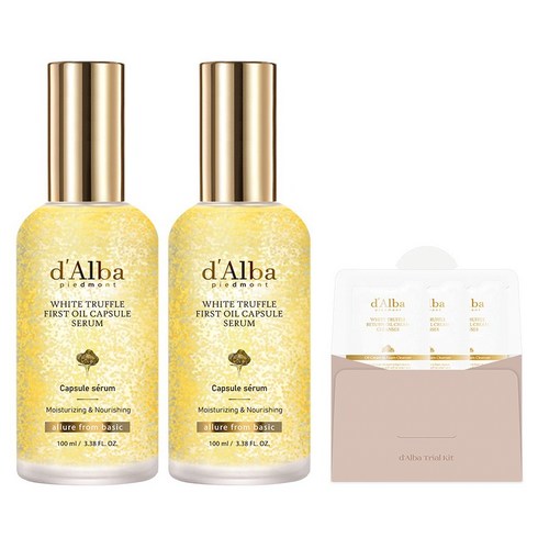 달바 화이트 트러플 퍼스트 오일 캡슐 세럼, 100ml, 2개