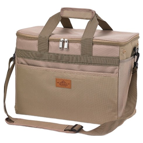 글라스락 아이스쿨러백 M, 브라운, 22L