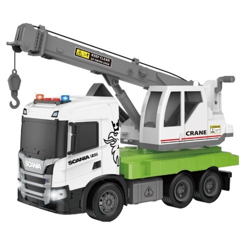 오씨아이이 토이앤토이 SCANIA 크레인트럭 작동완구, 혼합색상, 1개