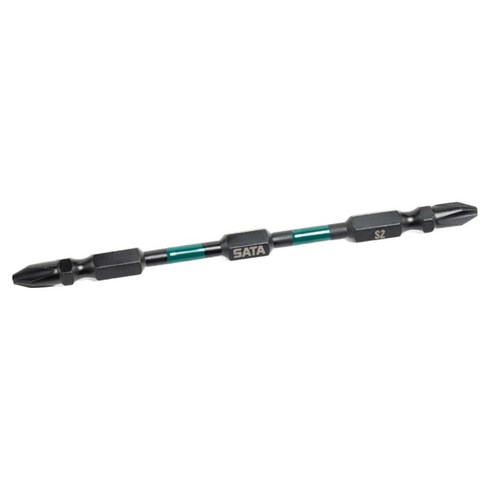 사타 육각 더블엔드 임팩 비트 110mm 59811, 10개