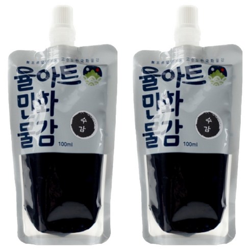 율아트 민화 물감 분채 한국화 수감, 100ml, 2개