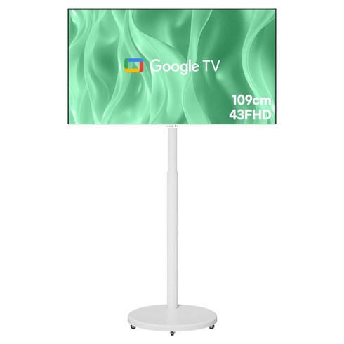 와이드뷰 FHD 스마트 TV + 유압식 높이조절 삼탠바이미 V3 세트, 109cm(43인치), GTWV430FHD11(TV), EKWBYME78W(스탠드), 이동형 스탠드, 고객직접설치