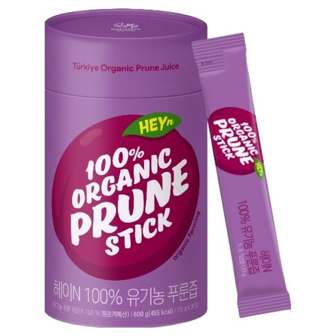 대상웰라이프 정품 헤이N 100% 유기농 푸룬즙 30p, 600g, 1개