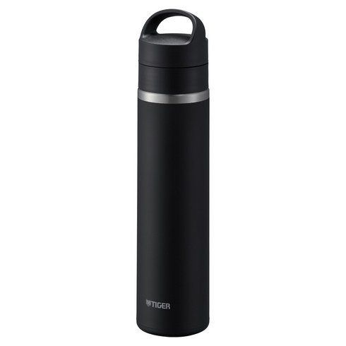 타이거 수퍼클린 플러스 모던슬림 진공 단열 탄산겸용 텀블러, 스톤 블랙, 600ml, 1개