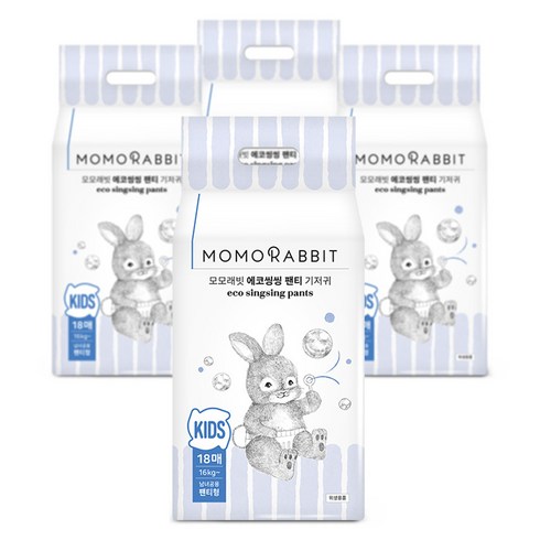 모모래빗 에코씽씽 팬티기저귀, 키즈형(Kid), 72매