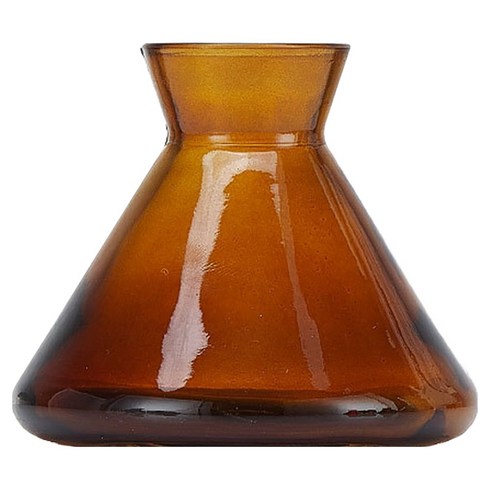 모던앳 삼각 플라스크 공병 디퓨저 용기, 브라운, 1개, 200ml