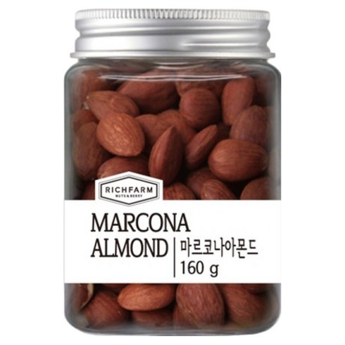 리치팜너트 수푸림 마르코나 아몬드, 160g, 1개