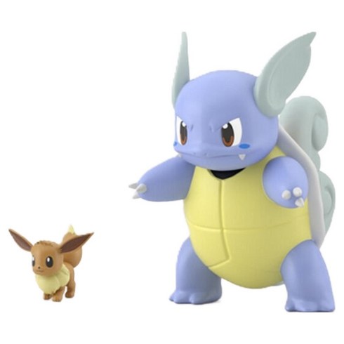 반다이 포켓몬 스케일 월드 관동지방 이브이 어니부기 피규어 세트, 1세트
