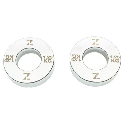 제로투히어로 초경량 저중량 원판, 1.25kg, 2개, 크롬