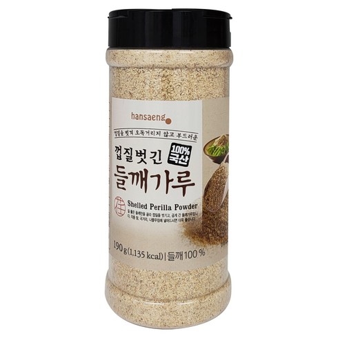 한생 껍질벗긴 들깨가루, 190g, 1개
