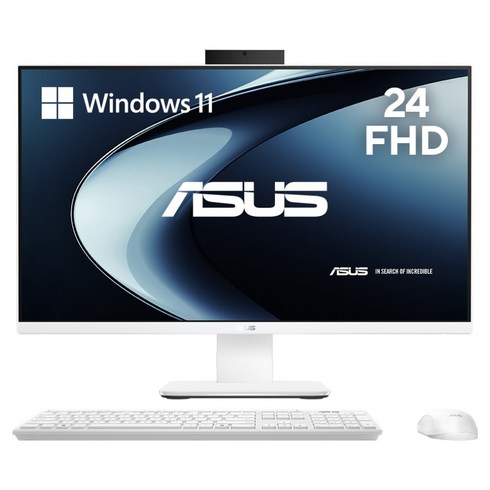 에이수스 2025 V400 AiO 코어i5, 화이트, V440VAK-WPC180W, 512GB, 16GB, WIN11 Home
