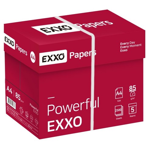 엑소 복사용지 85g, A4, 2500개