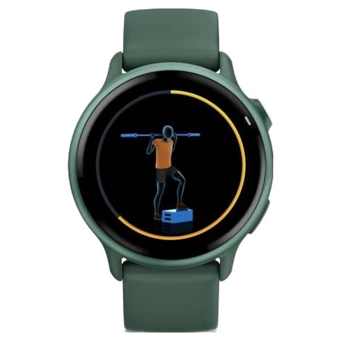 가민 비보액티브 6 웰니스 GPS 스마트워치, 재스퍼 그린, 30.4mm, GPS + 블루투스