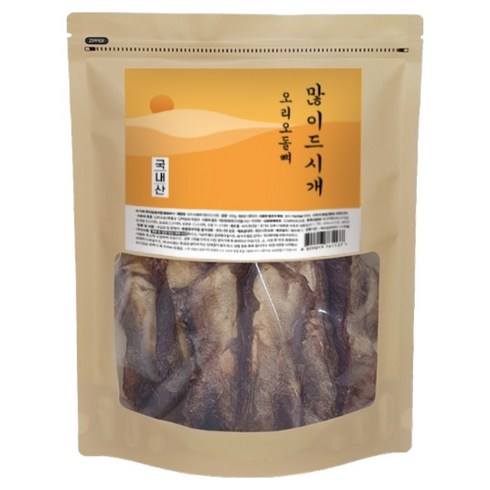 바이케이알 많이드시개 대용량 수제 간식, 오리오돌뼈, 200g, 1개