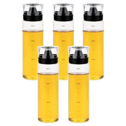 시노글라스 오일병 블랙, 300ml, 5개