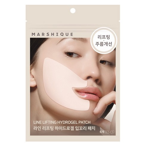 마르시끄 라인 리프팅 하이드로겔 입꼬리 패치, 6개입, 1개
