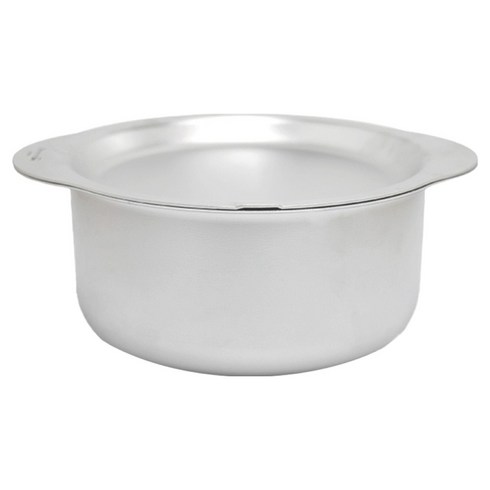 SILVERSTAR 인덕션 오 316 무연마제 통3중 디버스 팟 양손냄비, 24cm, 실버, 1개