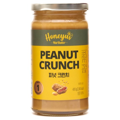 허니어스 넛버터 피넛크런치, 400g, 1개