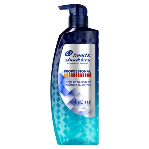 헤드앤숄더 프로페셔널 안티 댄드러프 어드밴스드 오일 컨트롤 샴푸, 470ml, 1개