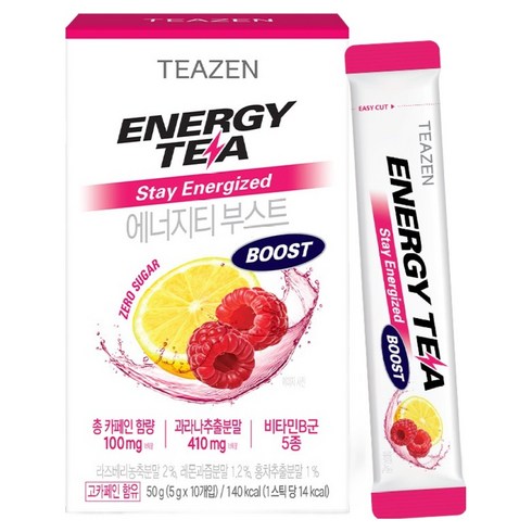 티젠 에너지티 부스트 스틱, 5g, 10개