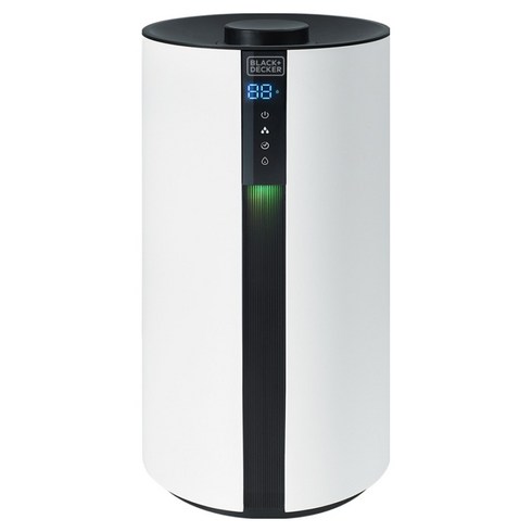 블랙앤데커 수직분사 자동습도조절 통세척 초음파 가습기 3.5L, BXEH1230-A, 화이트