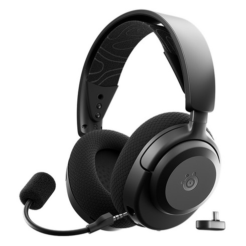 스틸시리즈 Arctis Nova 3X 무선 게이밍 헤드셋, 61689, 블랙