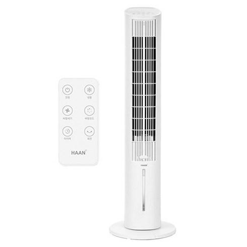 한경희생활과학 타워형 리모컨형 전자식 타워팬 냉풍기 4L, HAAN-L800, 1개
