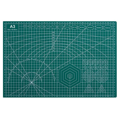인포멀스 데스크 커팅매트 A3, 그린