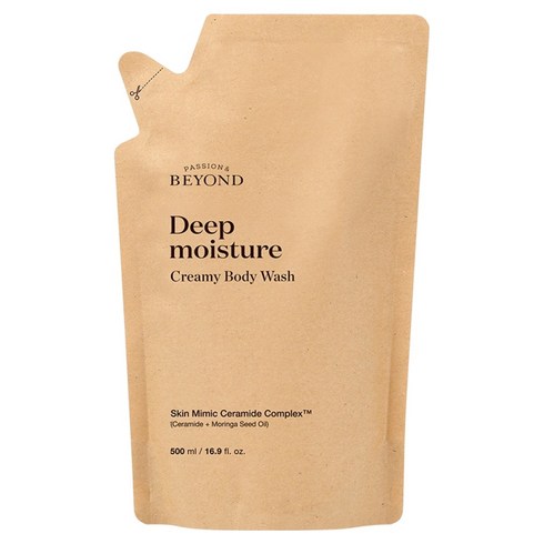 비욘드 딥 모이스처 크리미 바디워시 리필, 500ml, 1개