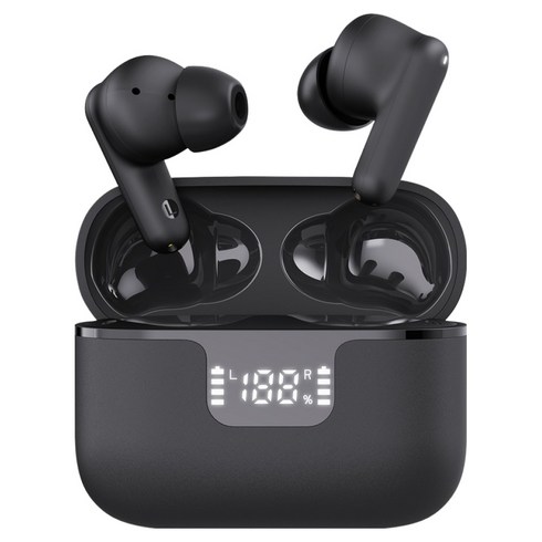 젤리타이거 젤리팟 ANC ENC 노이즈캔슬링 커널형 무선 블루투스 이어폰 JELLYPODS PRO 블랙 25시간 방수가능